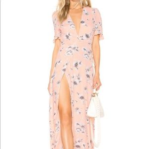 Flynn skye Celeste maxi pink floral dress